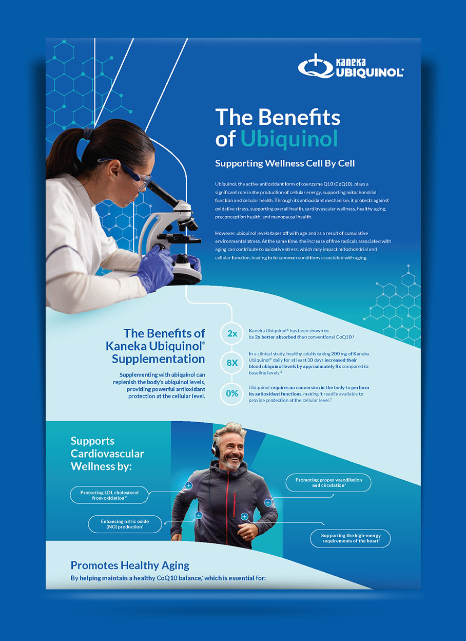 Infographic: The Benefits of Ubiquinol — Supporting Wellness Cell by Cell
